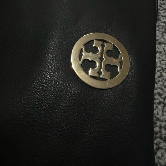 Tory Burch Black Leather Shoulder Brand New Tote Bag